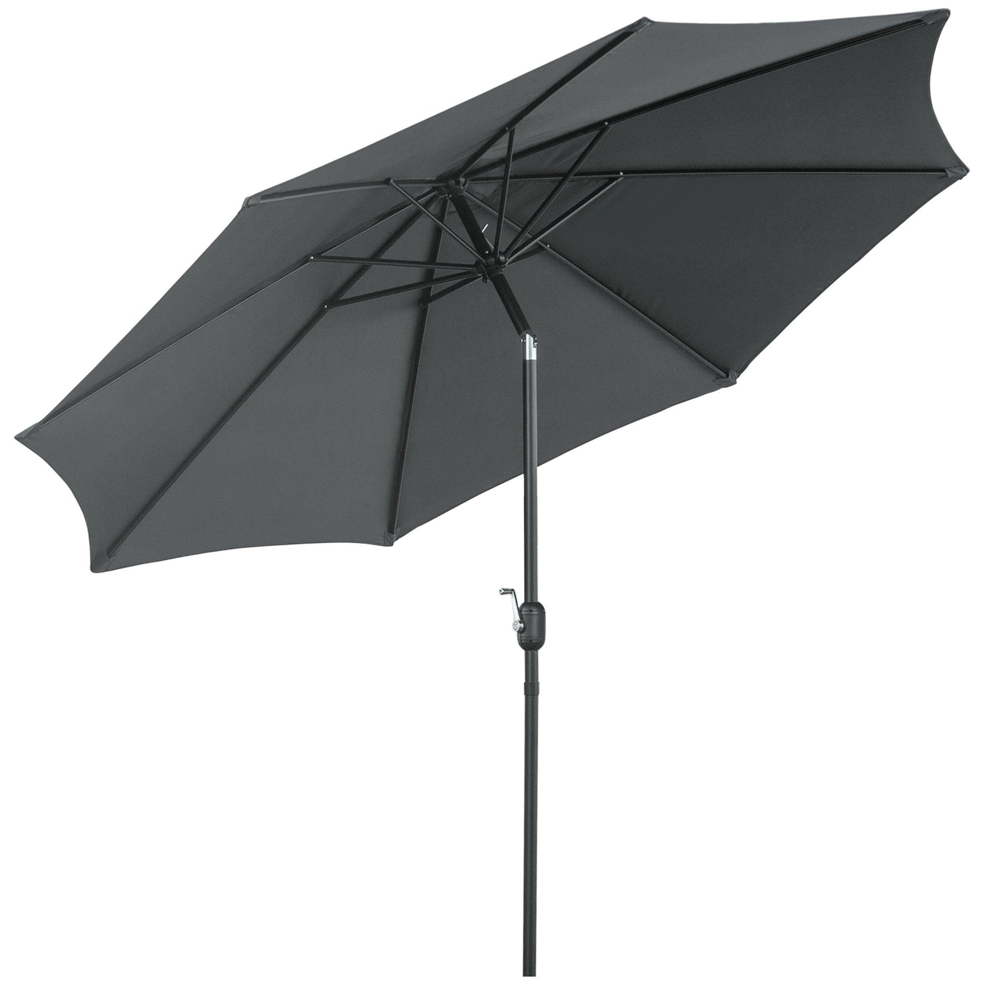 3(m) Patio Umbrella Outdoor Sunshade Canopywith Tilt & Crank